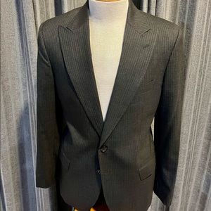 Dolce and Gabbana single-breasted pinstripe jacket
